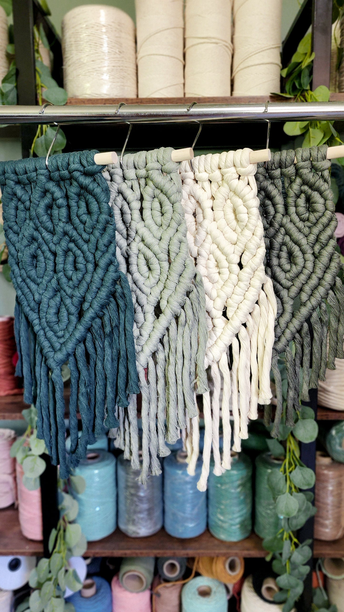 Chunky Macrame Wall Hanging - Forest