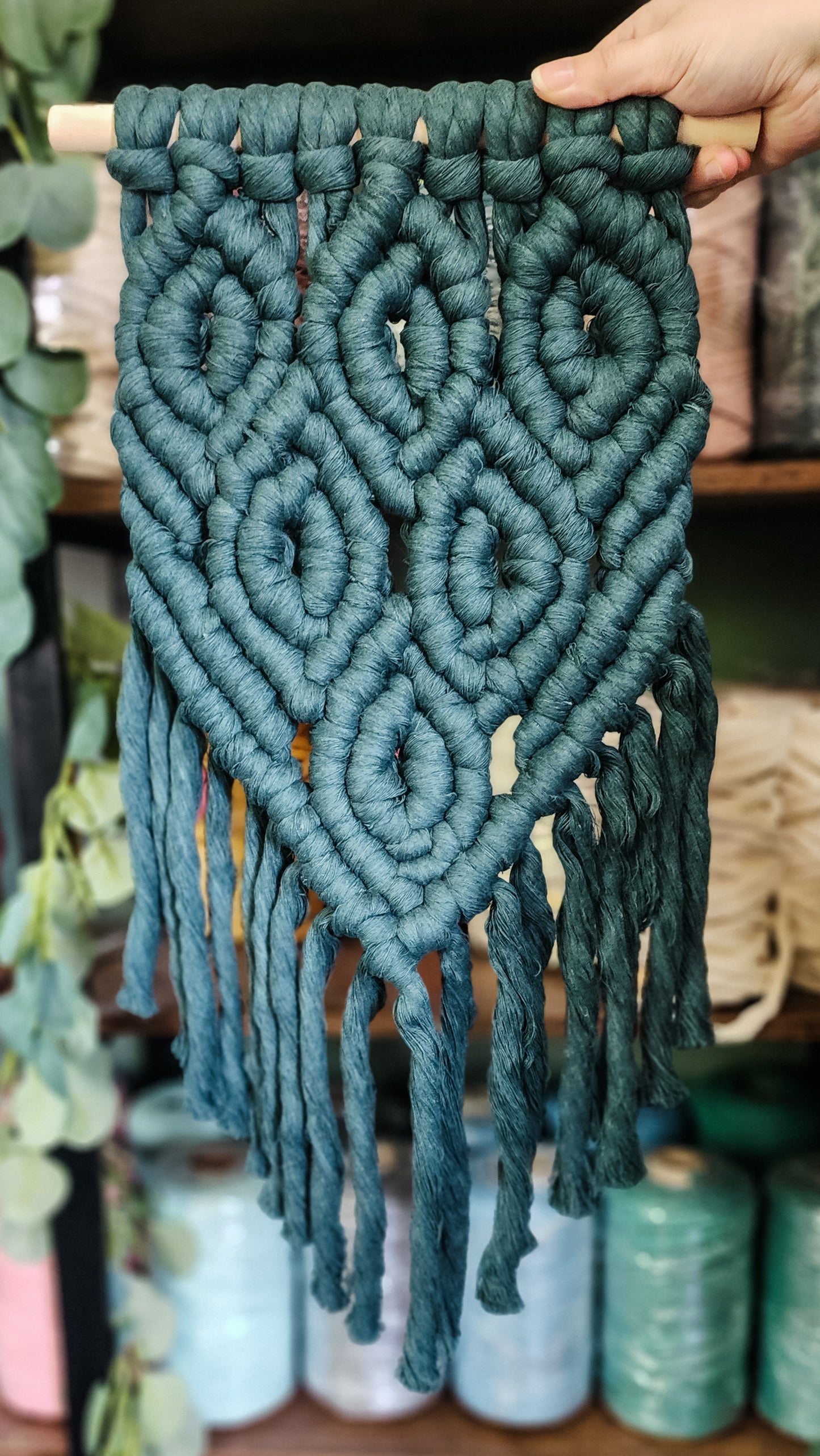 Chunky Macrame Wall Hanging - Forest