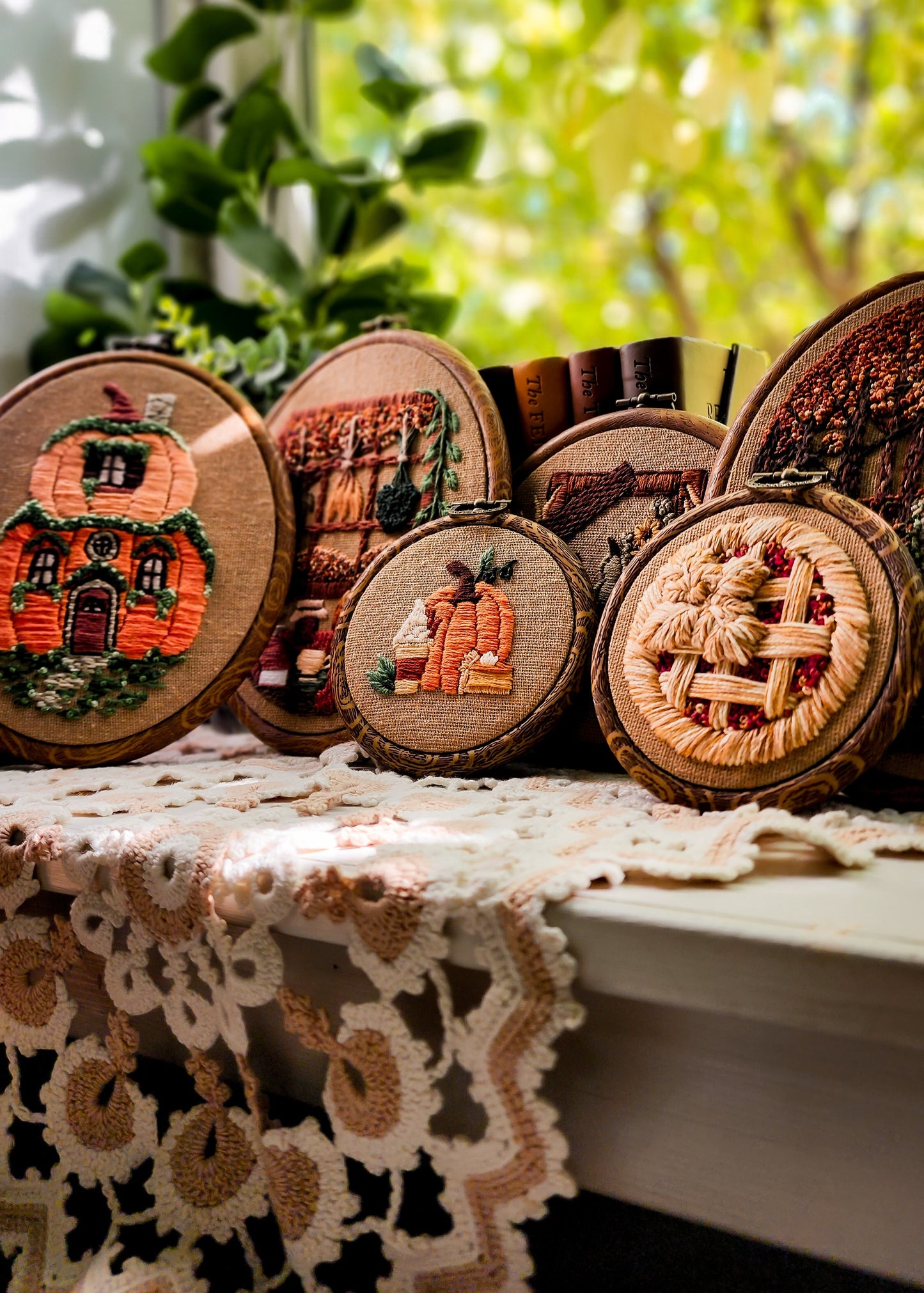 Pumpkin Fairy House Hoop