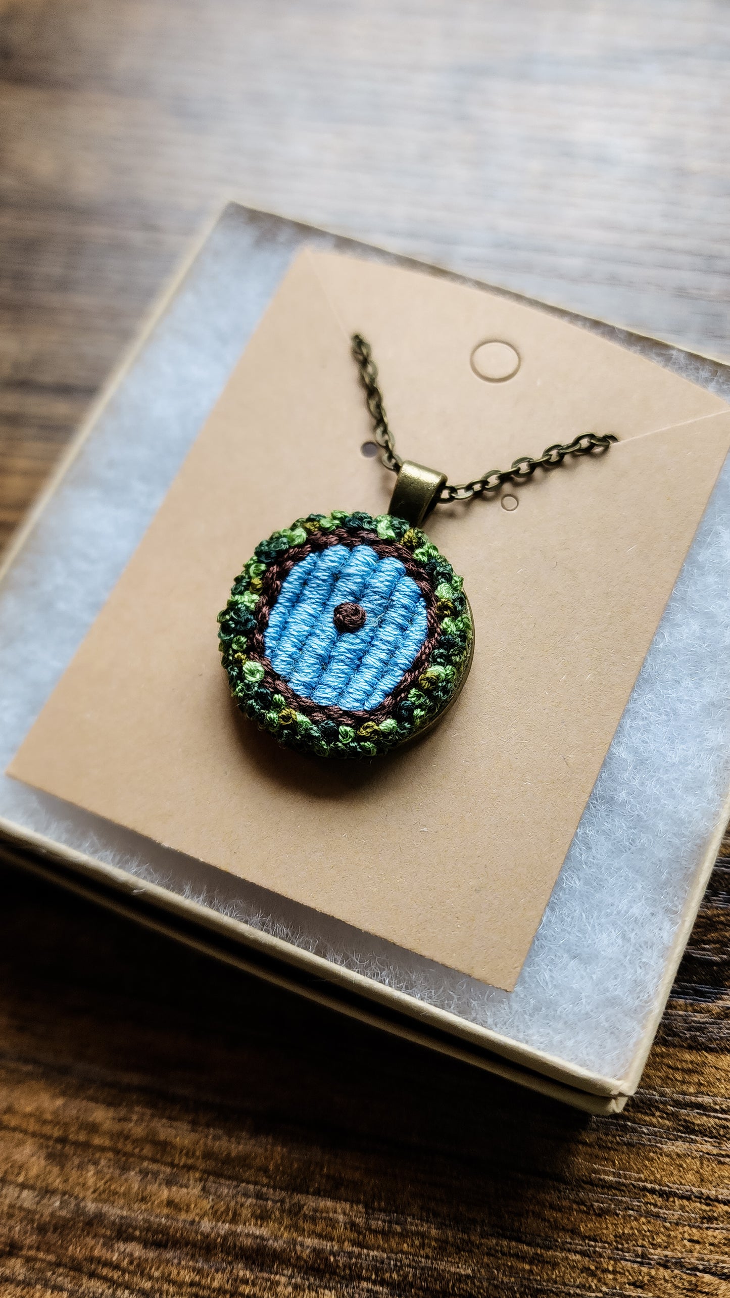 Halfling Door Necklace SKY BLUE